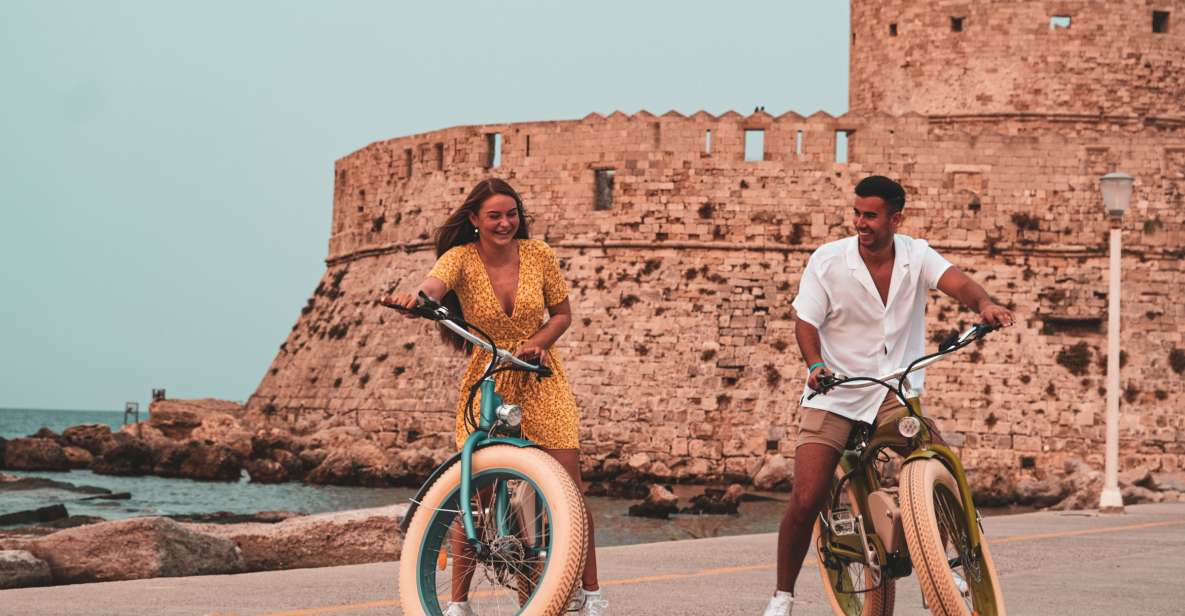 Rhodes: Retro eBike Highlights Tour w/ Personal Photographer - Meeting at Route Concept Store and getting set up fast