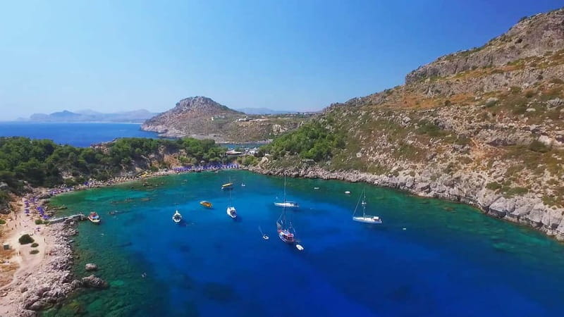 Rhodes: RIB Cruise with Drinks and 4 Swim Stops - A 2.5-hour east-coast RIB cruise that packs in the water time