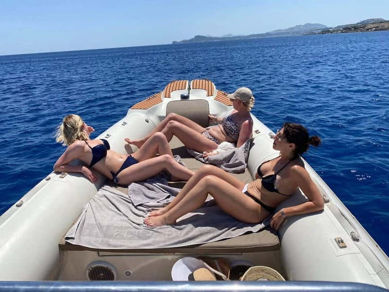 Rhodes: RIB Cruise with Drinks and 4 Swim Stops - Alikies caves: relax, swim, and take it slow when the scenery gets quiet