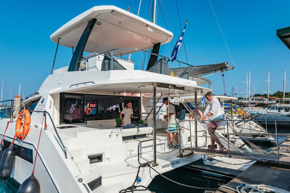 Rhodes: Sunset Catamaran Cruise with Dinner Buffet & Drinks - How the Rhodes Sunset Catamaran Route Really Plays Out (3 hours)