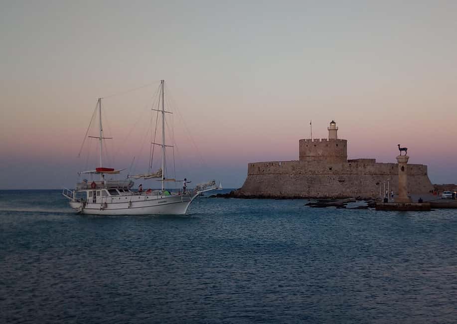 Rhodes: Sunset Cruise w/ Gourmet Buffet, Drinks & Live Music - Timing and what 3 hours feels like in real life