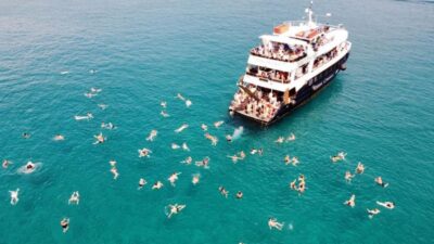 Rhodes Town: Boat Trip to Symi Island and St Marina Bay - St Marina Bay: the 30-minute swim and snorkel stop