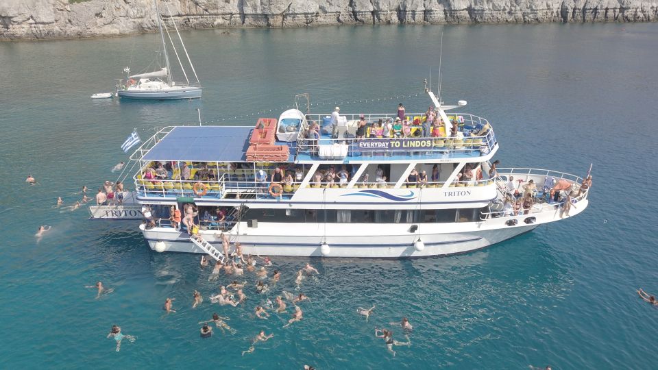 Rhodes Town: Scenic Cruise to Lindos with Swim Stops - Anthony Quinn Bay Swim Stop: A Quick Reset That Feels Like a Full Break