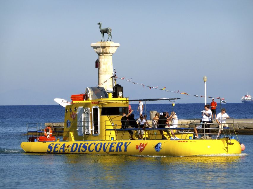 Rhodes Town: Yellow Submarine Cruise with Underwater Views - How the Yellow Submarine Handles Underwater Views (Without the Stress)