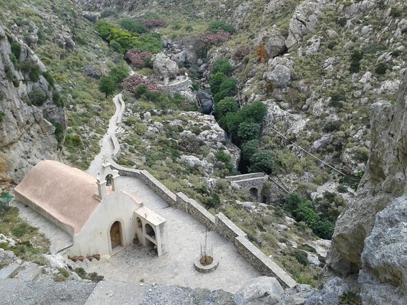 River Trekking at Kourtaliotiko Gorge Waterfalls to Preveli Beach - Key highlights you’ll care about