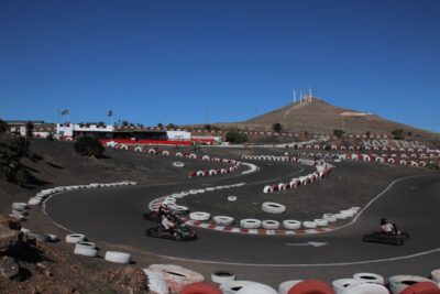 San Bartolome: Karting Sessions In 200cc Biz Karts - How the Session Works: Safety Video, Helmet Fit, Then Real Driving