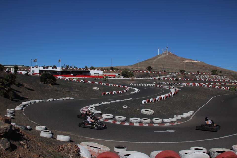 San Bartolome: Karting Sessions In 200cc Biz Karts - How the Session Works: Safety Video, Helmet Fit, Then Real Driving