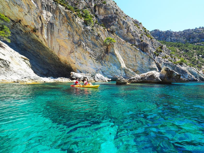 Sant Elm: Guided kayak tour to Cala en Tío with caves - The Cala en Tió caves segment: what you’re going for and what can change