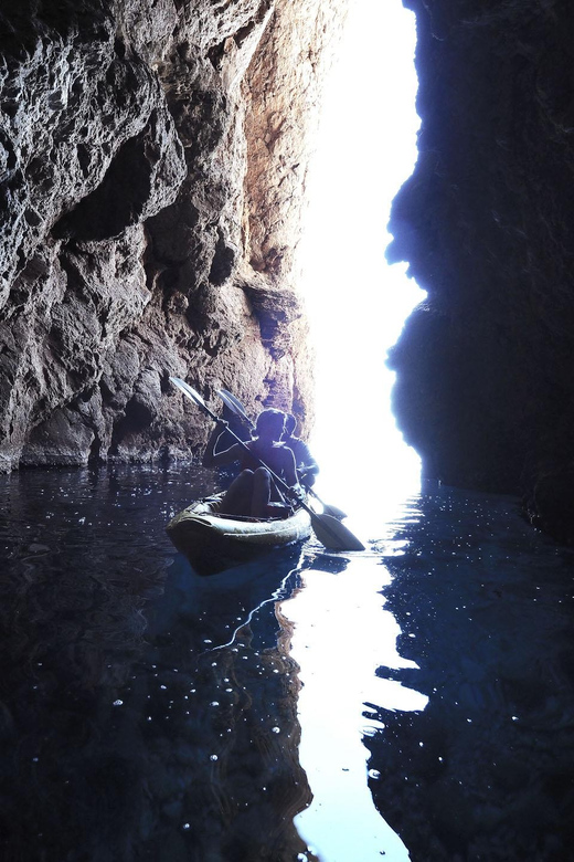 Sant Elm: Guided kayak tour to Cala en Tío with caves - The return paddle back to Sant Elm: less adrenaline, more appreciation