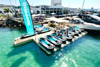Santa Eulalia: Jet Ski Tour with Optional Dolphin Searching - Sea-Doo GTX 130 Pro, no license, and how they keep novices confident