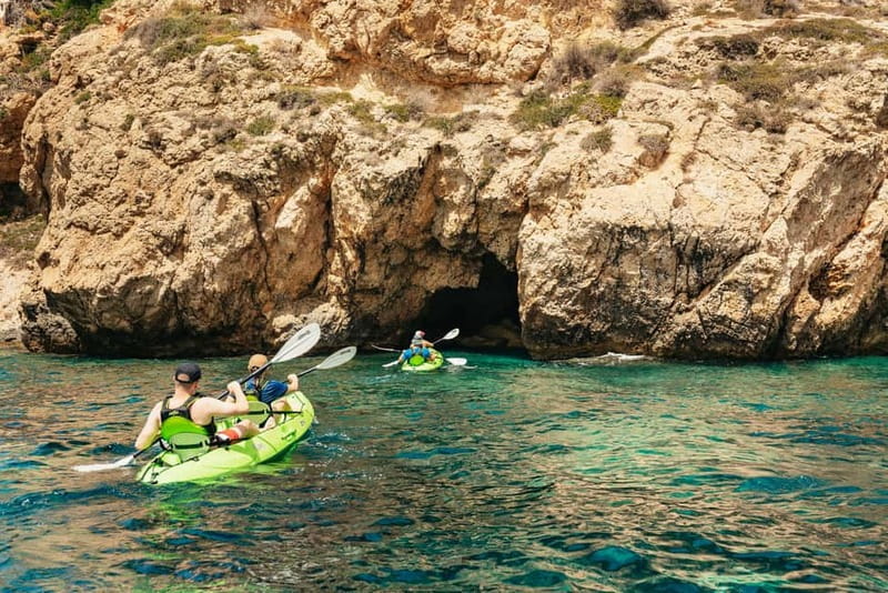 Santa Ponsa: Marine Reserve Kayak Tour - Van ride, safety briefing, and how the guides set you up