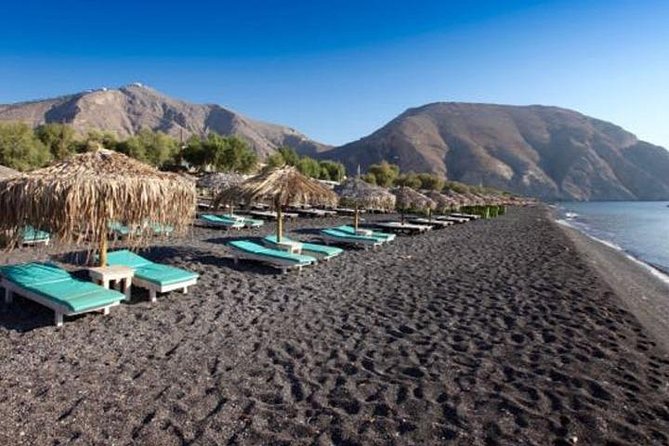 SANTORINI 1 day Guided Excursion with HIGHSPEED from CRETE - First stop on Santorini schedule: the dock-to-coach transition