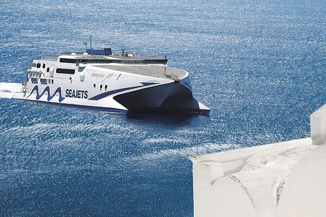 SANTORINI 1 day Guided Excursion with HIGHSPEED from CRETE - Pickup from Crete: morning hours that actually affect your day