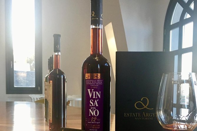 Santorini 3-Winery Tour with 12 Wine Tastings and Oia Sunset - Ouzo Gift Box and the “Finish Strong” Touch