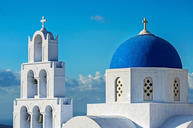 Santorini: 6hr Private Tour with Olive Oil, Beer or Wine Tasting - Pyrgos for 45 minutes: more than a quick photo stop