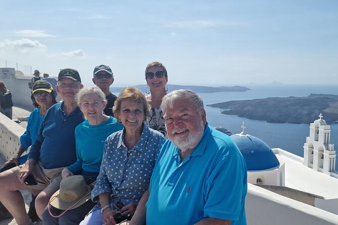 Santorini: 6hr Small Group Shore Excursion Villages & Wine - Stop 1: Profitis Ilias Monastery Views (Plus Volcanic History)