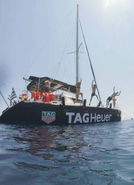 Santorini Adventurous Catamaran Experience with Snorkeling - The Route in Real Life: From Vlychada Back to Vlychada