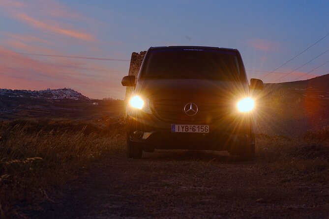 Santorini Airport Private Direct Transfer to All Destinations - The Mercedes Vito ride: comfort, Wi‑Fi, and space for bags