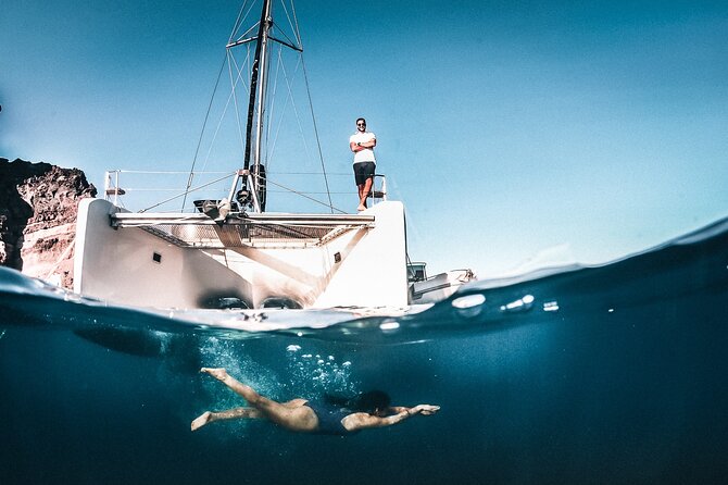 Santorini All-inclusive Private Catamaran Cruise - Private catamaran value: where the money actually goes