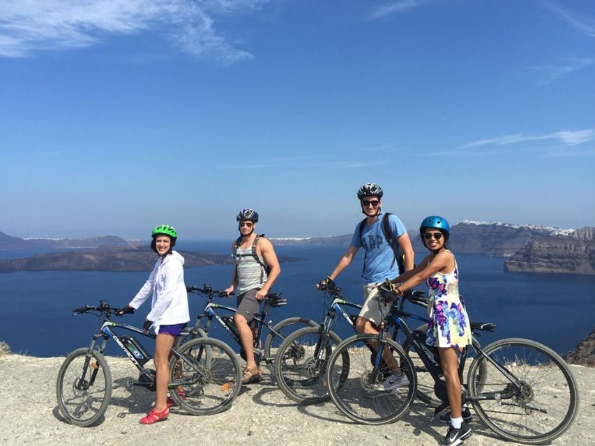 Santorini: Around the Island by Electric Bike - Wine roads and the Venetsanos Winery tasting (plus coffee backup)