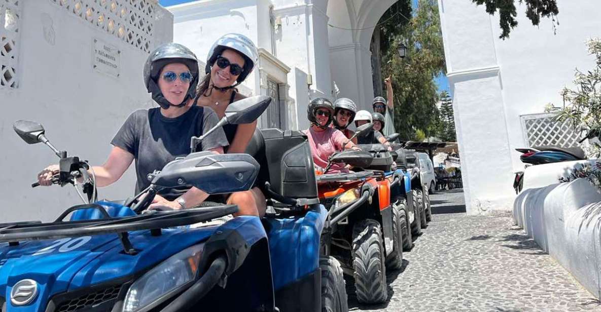 Santorini: ATV-Quad Experience - On-foot lanes near the Venetian Castle: photos and local texture