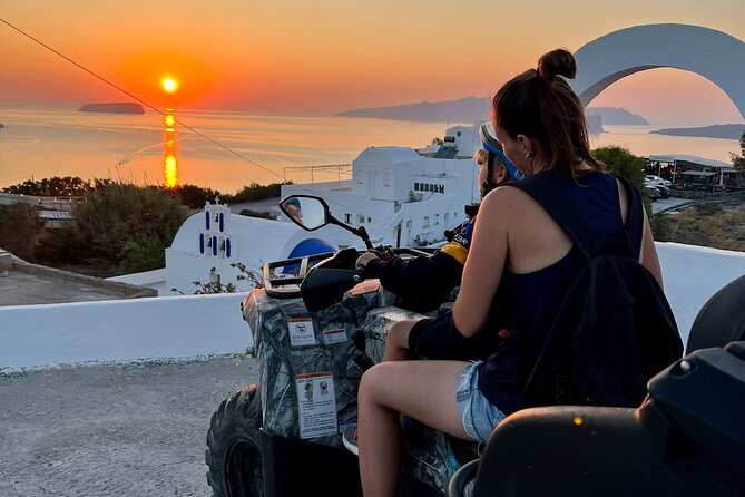 Santorini ATV-Quad Experience: Off-Road Adventure & Hotel Pickup - Pickup, timing, and what you need in your pocket