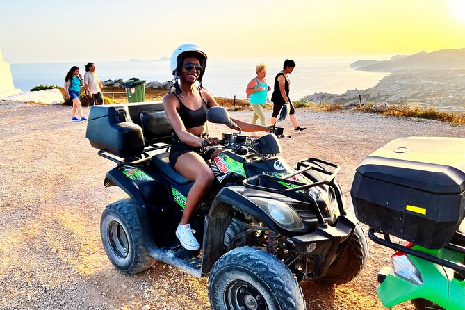 Santorini ATV-Quad Experience: Off-Road Adventure & Hotel Pickup - Choosing your ATV: singles, doubles, and real-world comfort