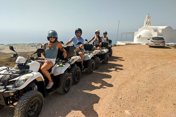 Santorini ATV Quad off-road Tour: Perfect for Cruise Passengers - Megalochori: the quiet village ride between the big sights