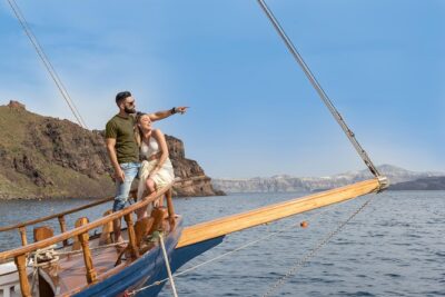 Santorini Caldera Cruise Tour (Volcano, Hot Springs, Thirassia) - Palea Kameni hot springs: the warm swim, the short time, and the water-safety reality