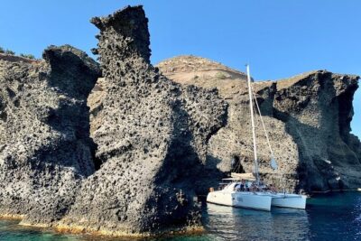 Santorini Caldera Gold Day Cruise with BBQ on board and Open Bar - Price and what $193.57 really buys you