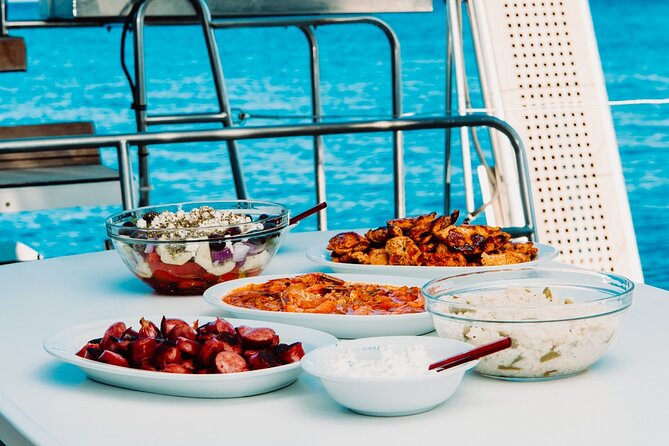 Santorini Caldera Gold Day Cruise with BBQ on board and Open Bar - Volcano loop without the hike: what “hot springs” timing feels like