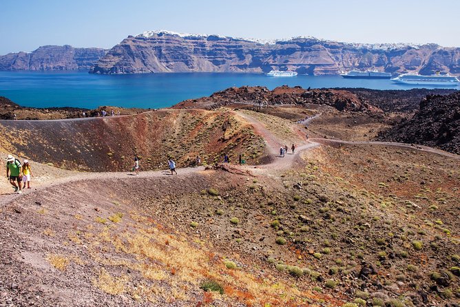 Santorini Caldera Morning Cruise With King Thiras Boat - Stop 3: Thirassia Island Time, Manolas Village, and Lunch Views