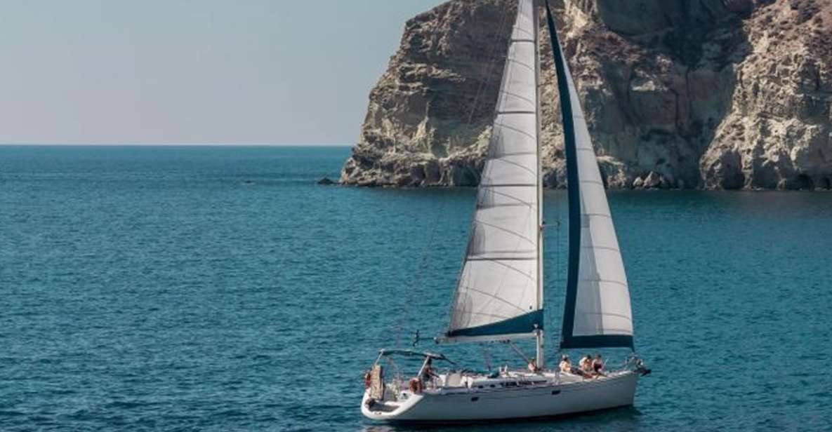 Santorini Caldera: Morning Sailing Cruise with Meal - Sailing past the Red and White Beaches (and yes, you’ll get camera time)