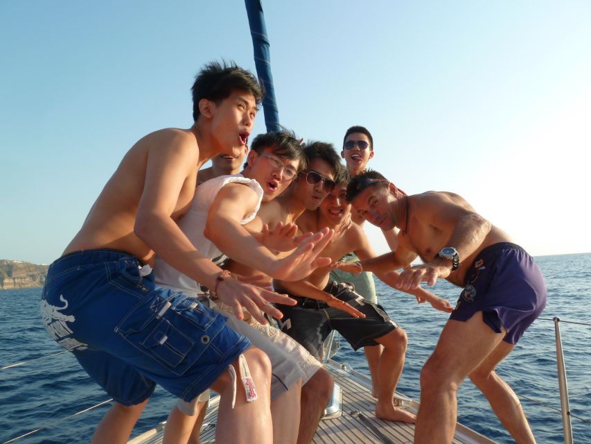 Santorini Caldera: Morning Sailing Cruise with Meal - Snorkeling gear included: how to use it without turning it into homework