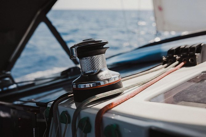 Santorini Caldera Private Sailing Boat Cruise - White Beach: Crystal Water With a “Boat-Only” Feeling