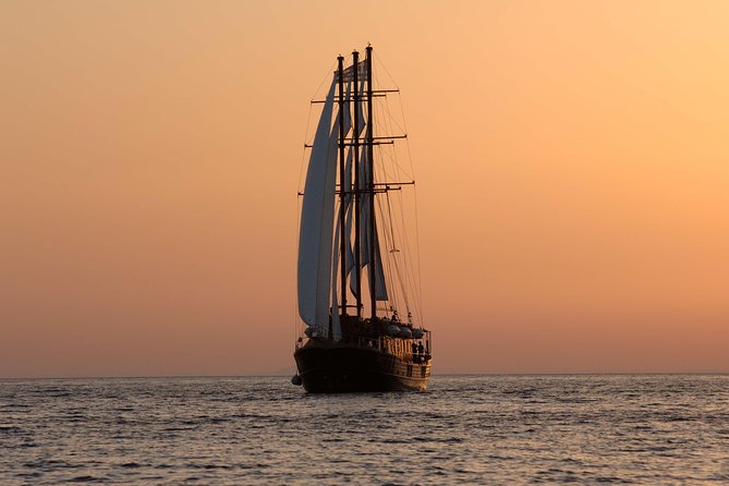 Santorini Caldera Sunset Sailing Cruise with Dinner and Wine - Price and Value at About $96.79 Per Person