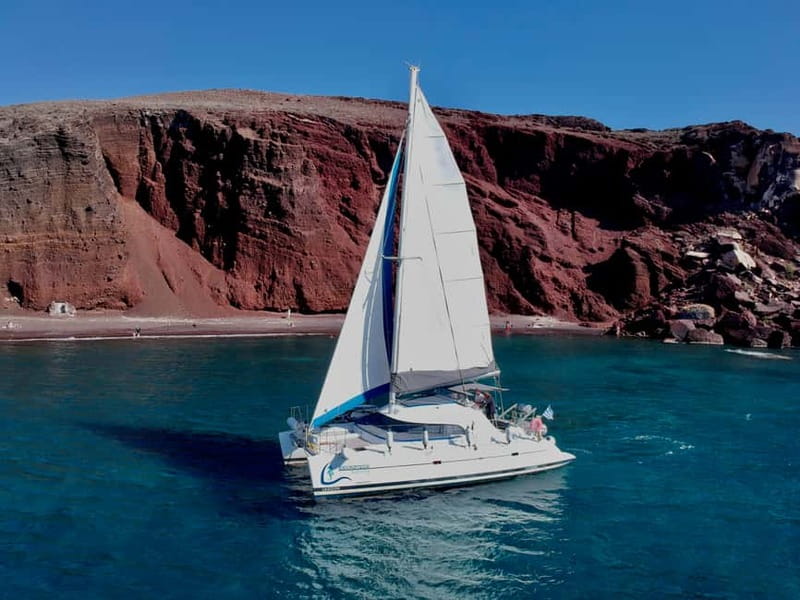 Santorini: Catamaran Cruise with Food and Drinks - Key moments worth it