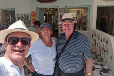 Santorini Classic Highlights and Sightseeing Private Tour - Firostefani viewpoints: Scaros rock and the Blue Dome sightline