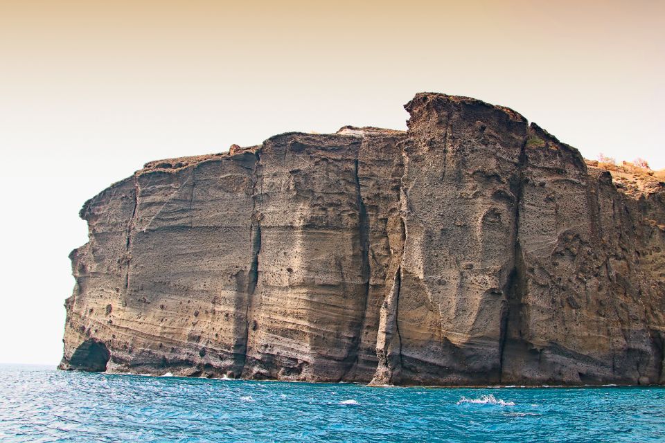 Santorini: Day Cruise with Meal & Open Bar - Red Beach and White Beach: the water is the main event