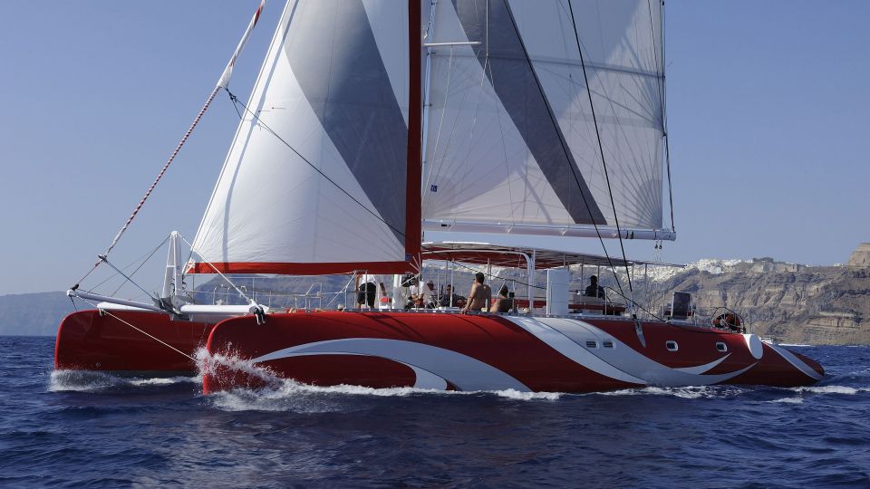 Santorini: Dream Catcher 5-hour Sailing Trip in the Caldera - Akrotiri, Red and White Beaches, and the Sail-Past Photos That Actually Help