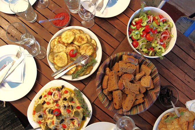 Santorini Family Farm Food & Wine Tour with Cooking Class - The Human Factor: Guides Like Anna Maria (and Sometimes Konstantinos)