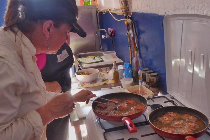 Santorini Family Farm Food & Wine Tour with Cooking Class - Pickup, Duration, and the Ride Between Stops