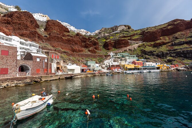 Santorini Full Day Trip by Santo Luxury Escape - Profitis Ilias monastery at the 600-meter summit