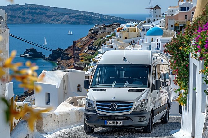 Santorini: Full Island Tour & Sunset with Local Guide & Pick-up - Three Bells of Fira: short stop, big photo payoff