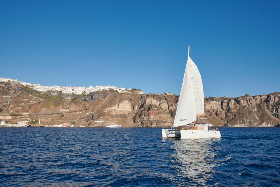 Santorini Gold Catamaran Cruise with Snorkel, BBQ & Open Bar - The open bar: what’s actually included and why it feels like value