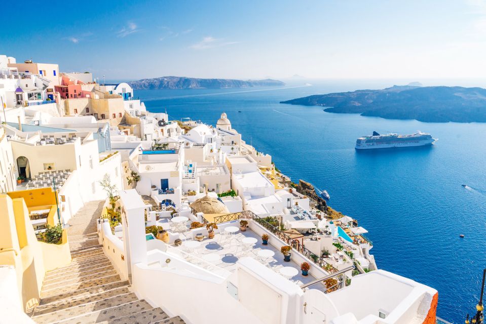 Santorini: Guided Island Day Trip with Beach Visit - Prophet Elias Monastery: a strong viewpoint to start the day