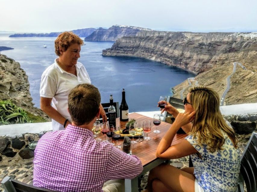 Santorini: Guided Tour to 3 Wineries with Wine Tastings - Stop 2: Art Space Winery for underground caves and art-meets-wine vibes