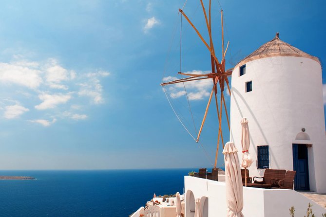 Santorini Highlights and Venetian Castles Small-Group Day Tour - Firostefani Photo Stop: Blue Dome + Rock of Skaros