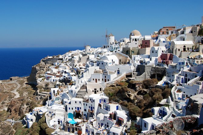 Santorini Highlights and Venetian Castles Small-Group Day Tour - Pyrgos Venetian Castle: Hilltop Views That Put the Caldera in Context