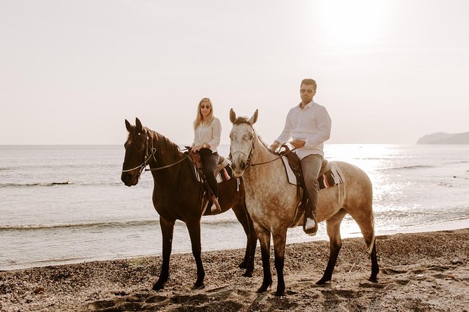 Santorini: Horse Riding to the Black Sandy Beach (Eros beach) - Horse handling and safety: what to watch for